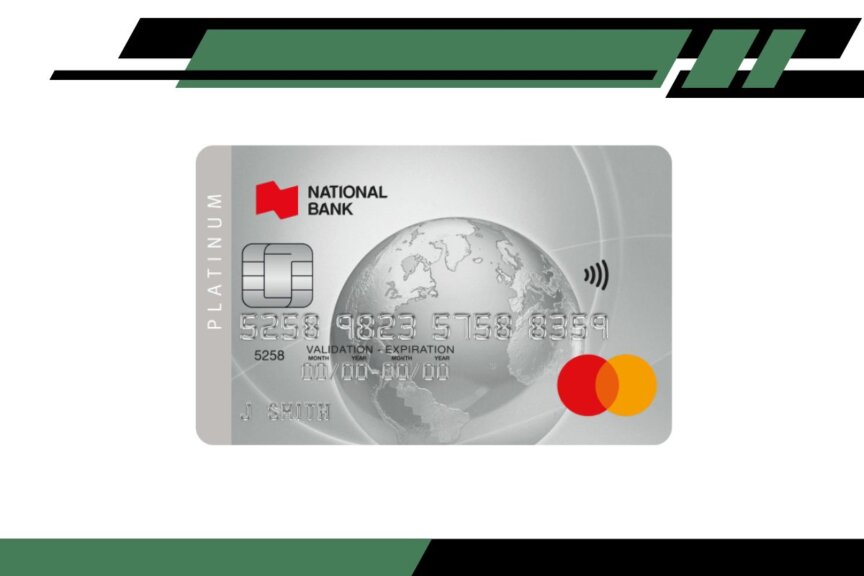 Platinum Mastercard from National Bank